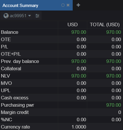 CQG Desktop Account Balance 7