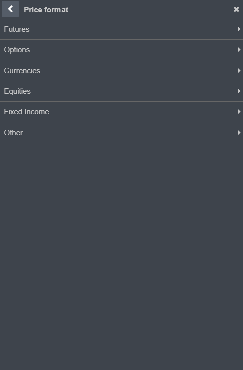 CQG Desktop Contract Price Format 3