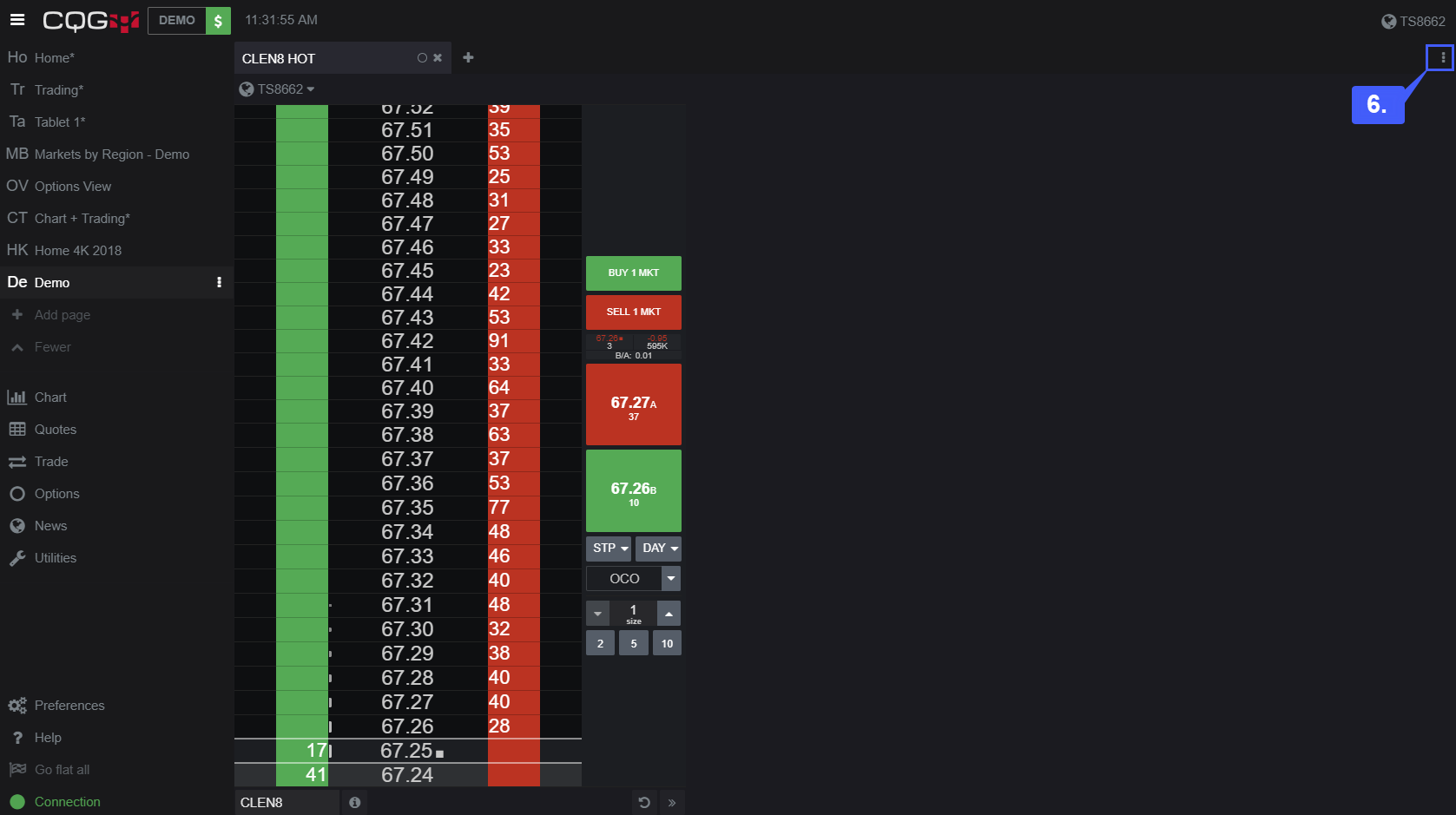 CQG Desktop Positions 6