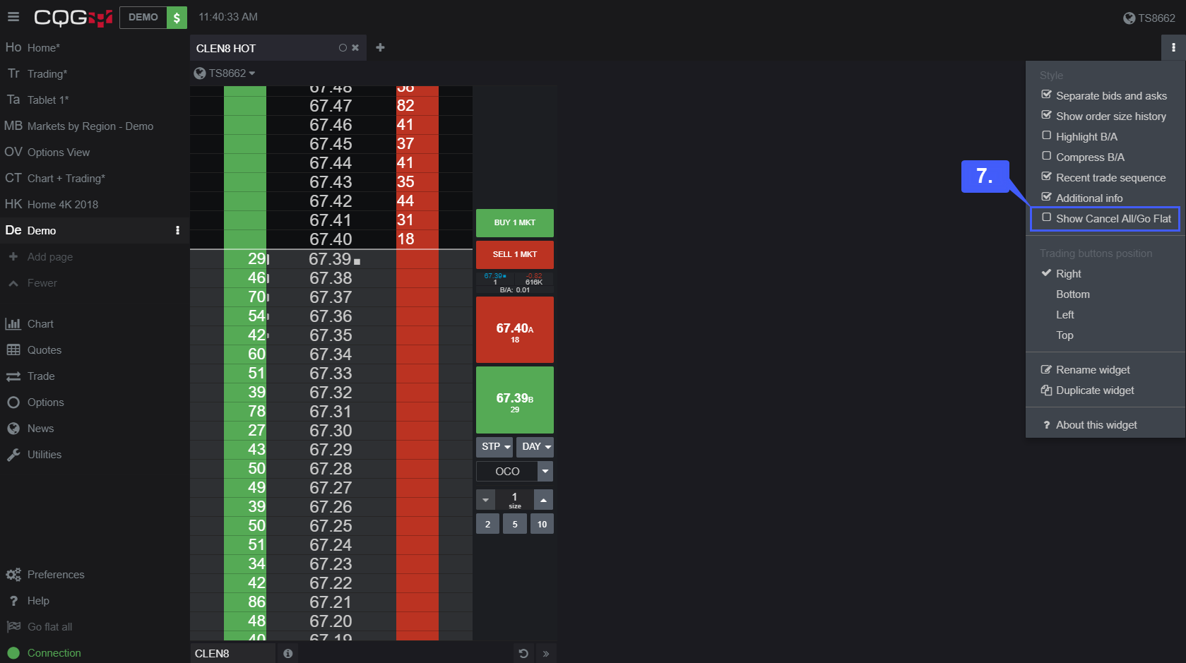 CQG Desktop Positions 7