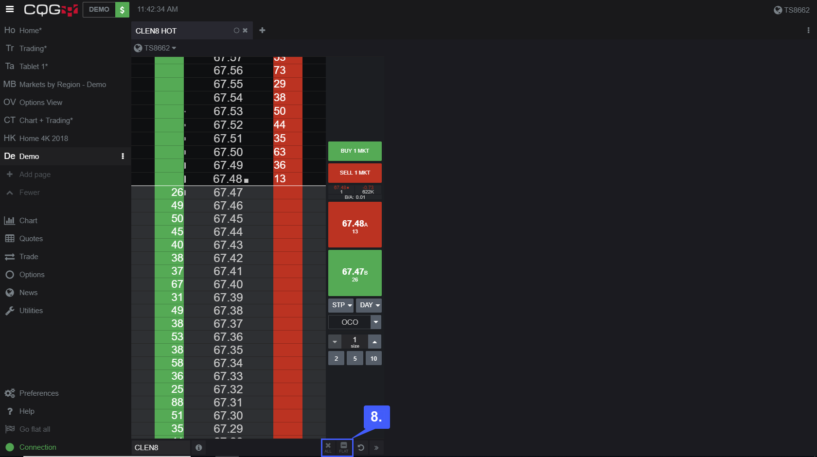 CQG Desktop Positions 8