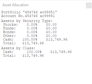 Investor RT Account Balance 4