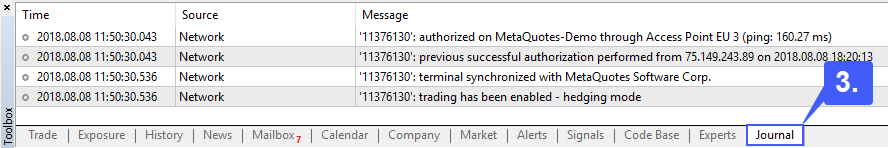 MT5 Account Balance 4